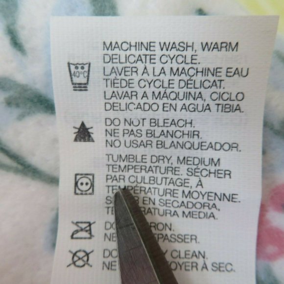 Vintage Acrylic Blend Pink Floral Thermal Blanket Satin Trim Twin 70 x 94 USA - Picture 9 of 9